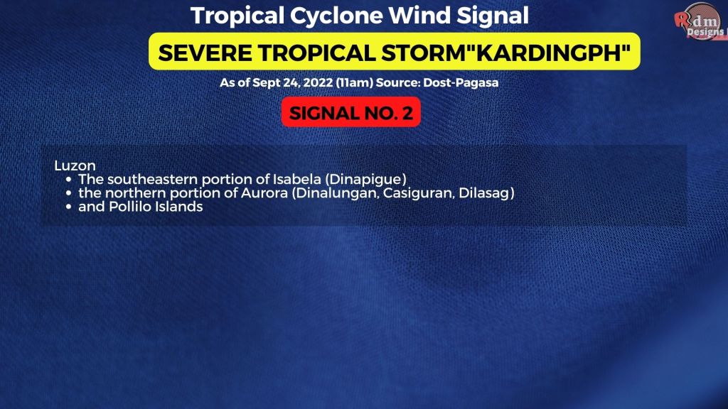 Severe Tropical Storm #KardingPH -Signal No. 2