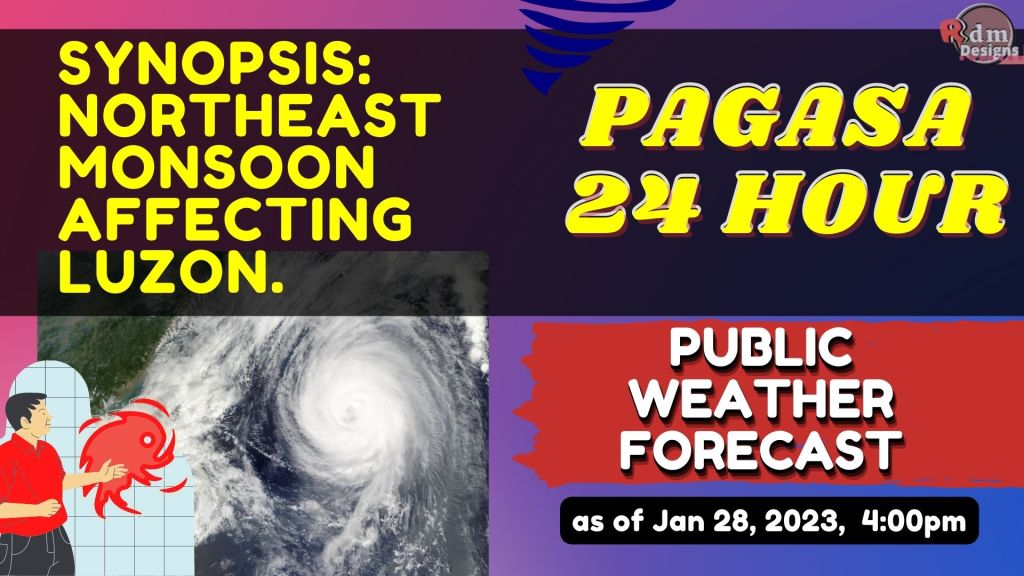 BAGYO/LPA | Public Weather Forecast |Jan 28, 2023, 4pm | Pagasa Weather Forecast | WEATHER UPDATE TODAY