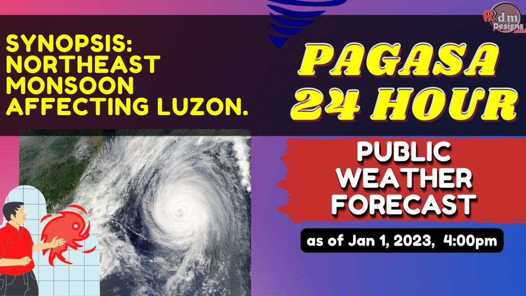 BAGYO/LPA | Public Weather Forecast |Jan 1 , 2023, 4pm | Pagasa Weather Forecast | WEATHER UPDATE TODAY
